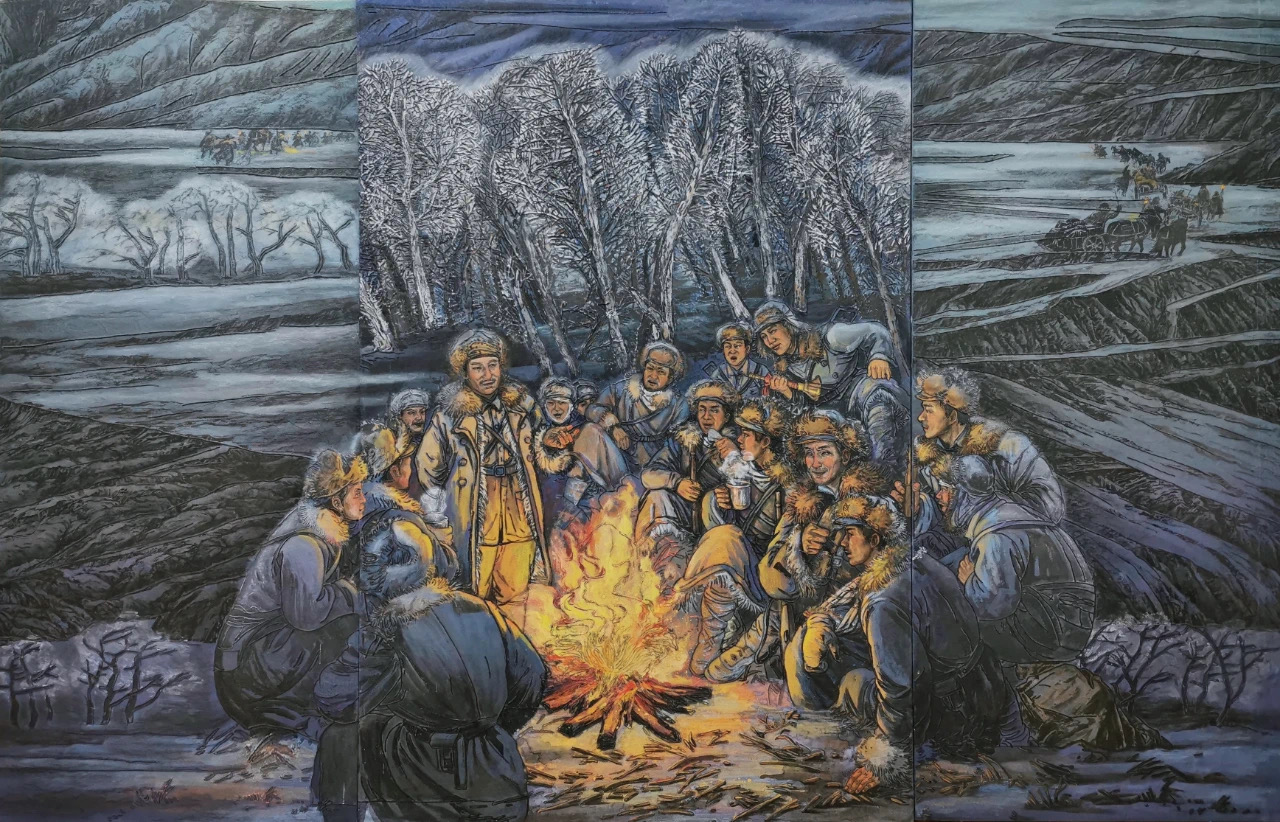 军旅画家王一帆以艺术之名向军人们致敬 图3