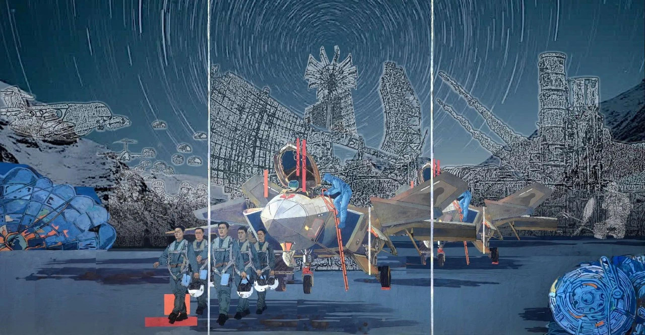 军旅画家王一帆以艺术之名向军人们致敬 图4