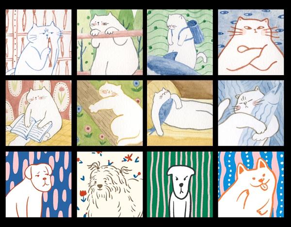 在插画小店里，“涂鸦”生活那百般的色彩 图3