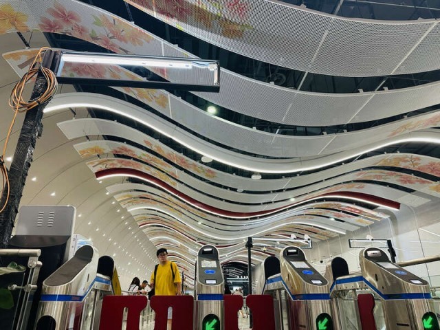 民俗文化融入车站设计，广州地铁十三号线打造“七夕乞巧”主题站 图1