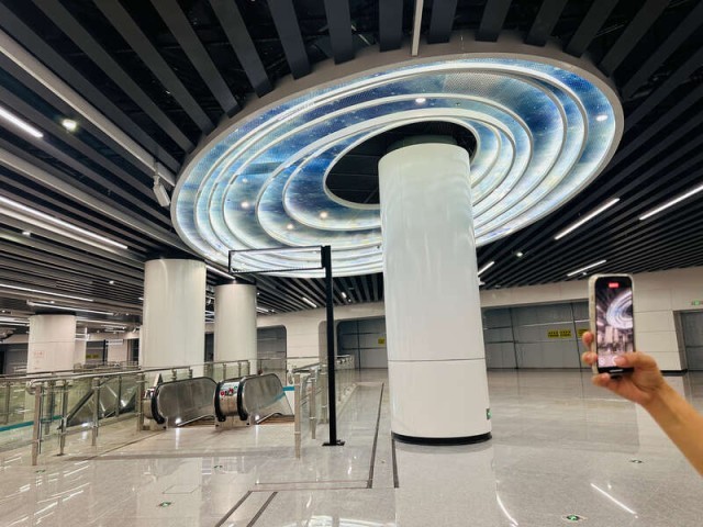 民俗文化融入车站设计，广州地铁十三号线打造“七夕乞巧”主题站 图3