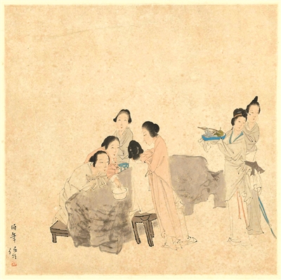 穿针乞巧_七夕星河里的期盼 图2