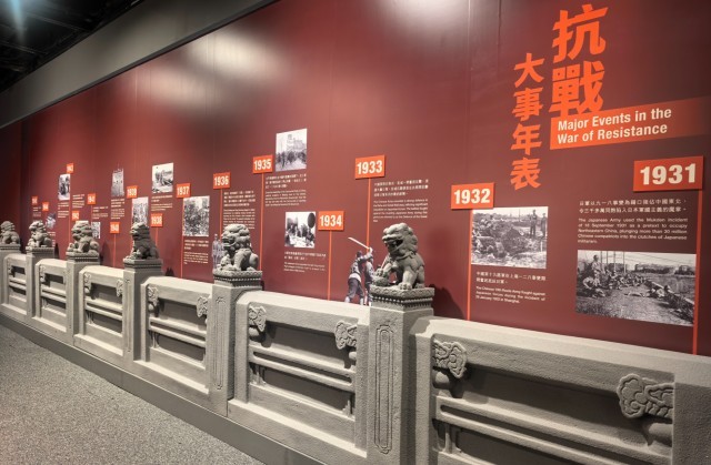 国家博物馆“万众一心_维护和平——纪念抗战胜利八十周年展览”在香港历史博物馆开幕 图1