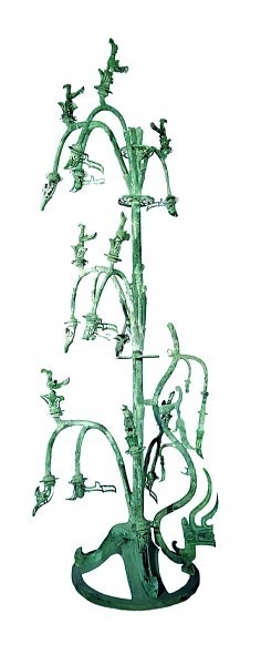 【晒晒咱的镇馆之宝_】三星堆青铜神树：古蜀人的“通天梦” 图1