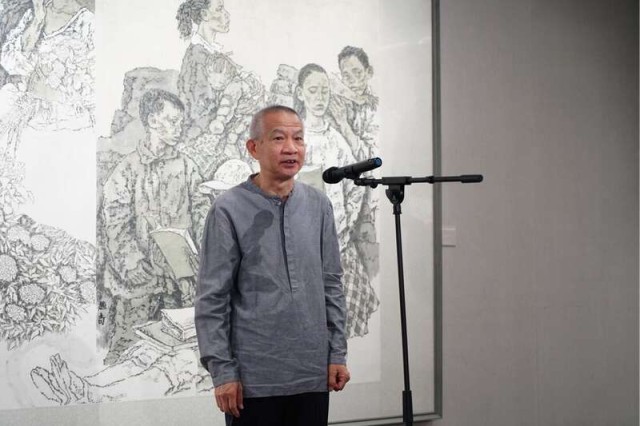 70余件抗战题材绘画铸就“烽火史诗” 图2