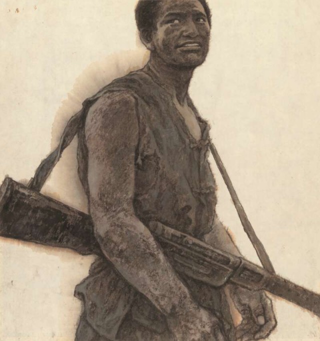 70余件抗战题材绘画铸就“烽火史诗” 图4