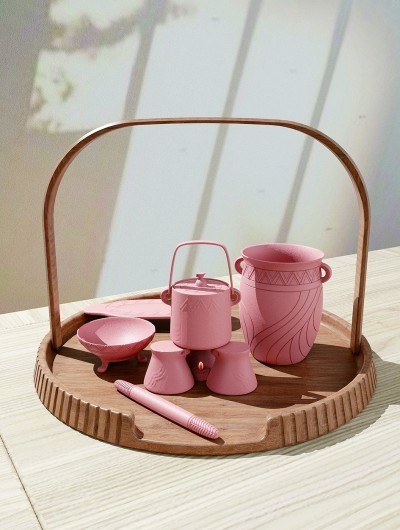 磁山文化食器：古陶焕新彩 图1