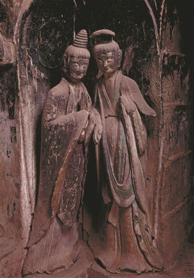 麦积山崖壁上的“东方雕塑馆”与它的微笑密码 图2