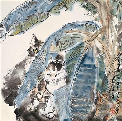 “黄胄写江南”特展举办——“水中鱼自乐” 图2