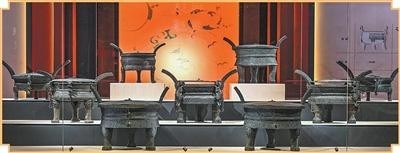 安徽淮南武王墩一号墓考古成果展举办，遗址公园建设提速_楚韵瑰宝_览雅乐风采（感知 图2