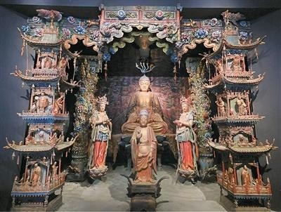 “既往未来——小西天文物撷珍与悬塑艺术特展”在京展出_细观满堂悬塑_慢品文化雅韵 图3