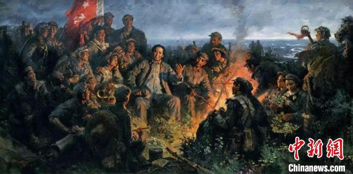 "地球的红飘带:长征三部曲——沈尧伊连环画作品展" 亮相国家大剧院