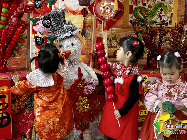 “娃娃的新年庙会”远距离感应熏染中国传统野蛮