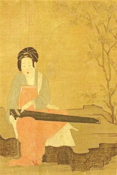 古人弹琴，到底啥姿势啊 